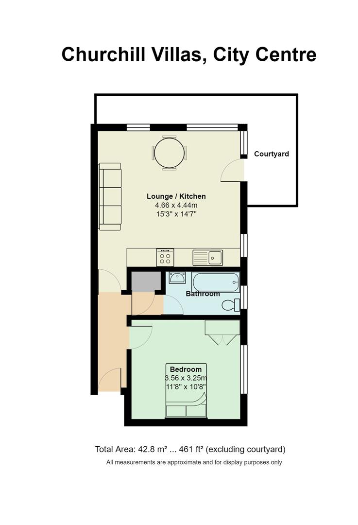 Floorplan for Churchill Way, City Centre